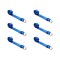 Tie 4 Safe 2" x 10' Lasso Strap w/ O Ring Auto Tie Down Wheel Lift Tow Truck Trailer Blue, 6PK TWS21-510-W9-BU-C-6 - alternate 1